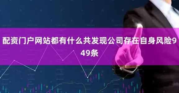 配资门户网站都有什么共发现公司存在自身风险949条
